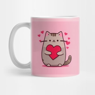 Cute cat pu-sheen Mug